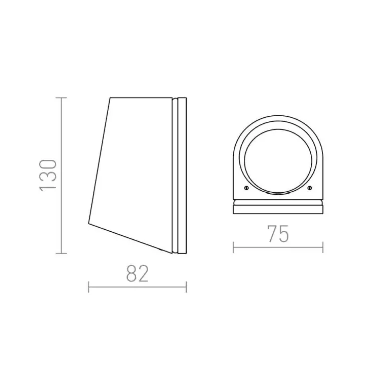 Redlux Zaza - kinkiet zewnętrzny IP65
