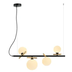 Reverso Wisząca Czarno Złota 4 - lampa wisząca