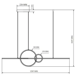 Sara 3-step dimm bk - Azzardo