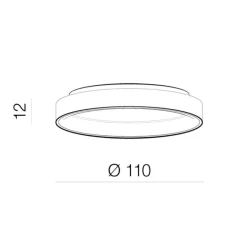 Solvent r top 110 cct smart bk + remote control - Azzardo